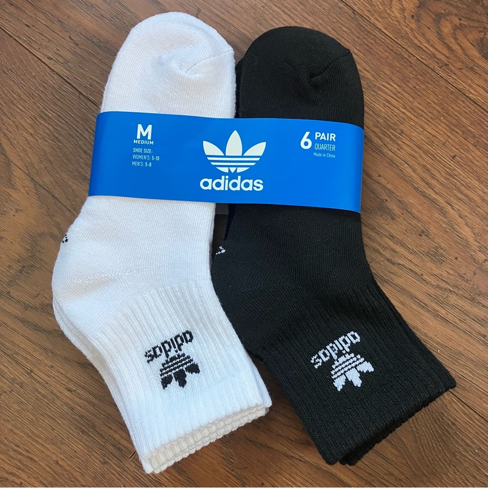 adidas Quarter Socks - 4 pairs